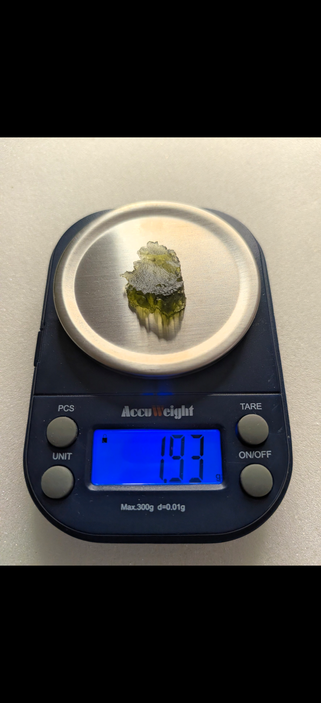 Small Moldavite From Chrášťany #28 - 1.93g