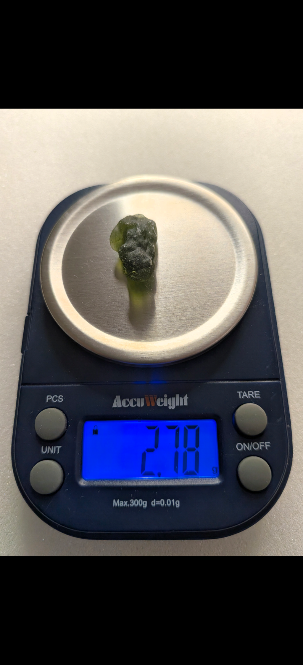 Small Moldavite From South Bohemia  Fields #30 - 2.78g