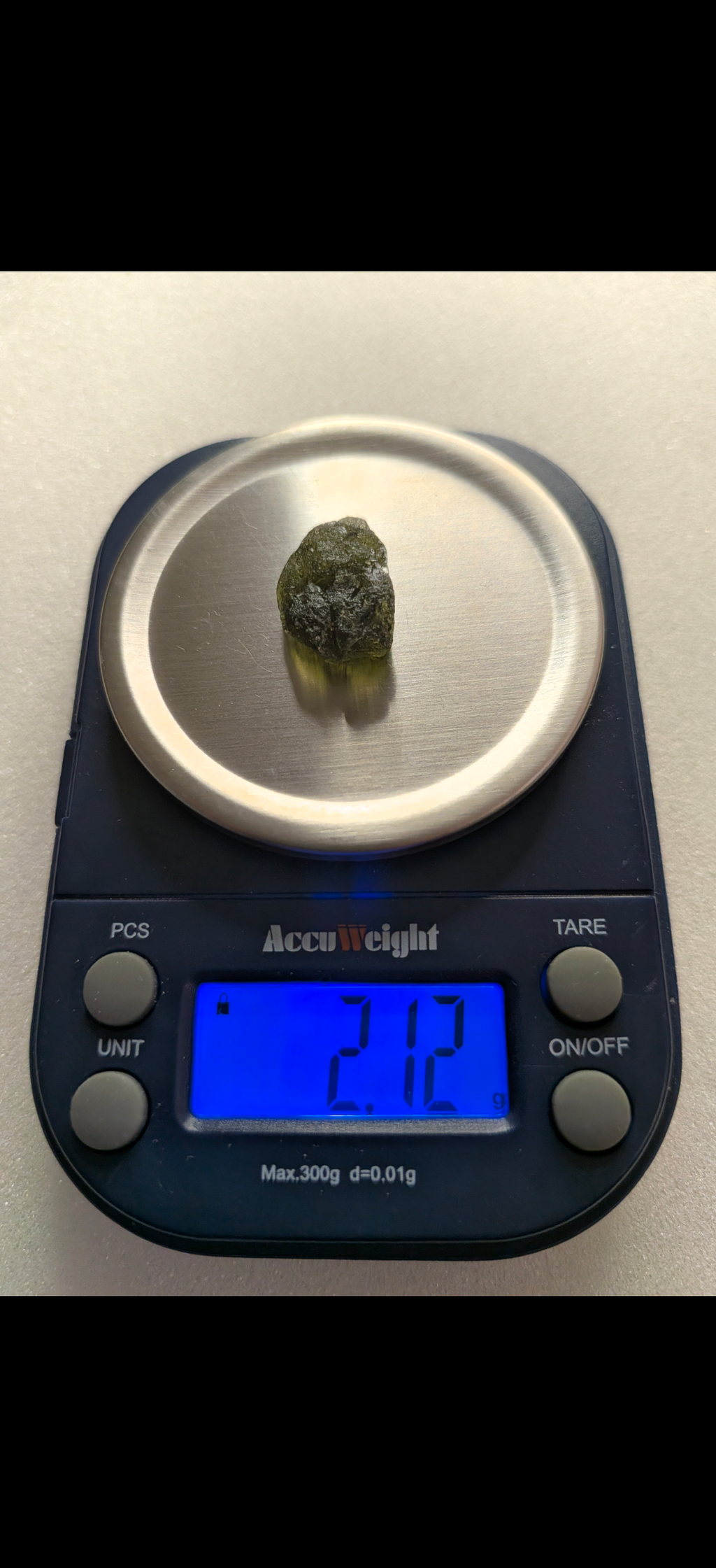 Small Moldavite From South Bohemia  Fields #31 - 2.12g