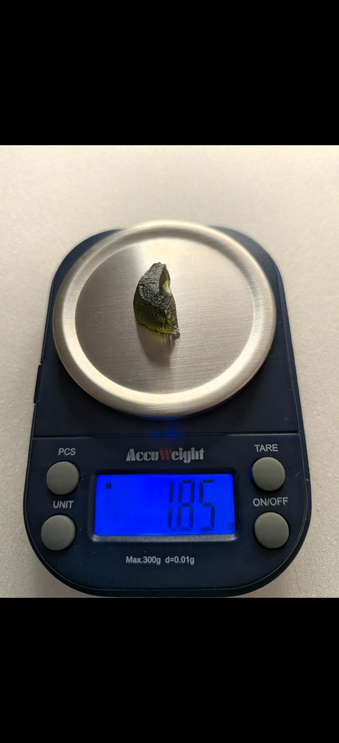 Small Moldavite From Nesmen #32 - 1.85g