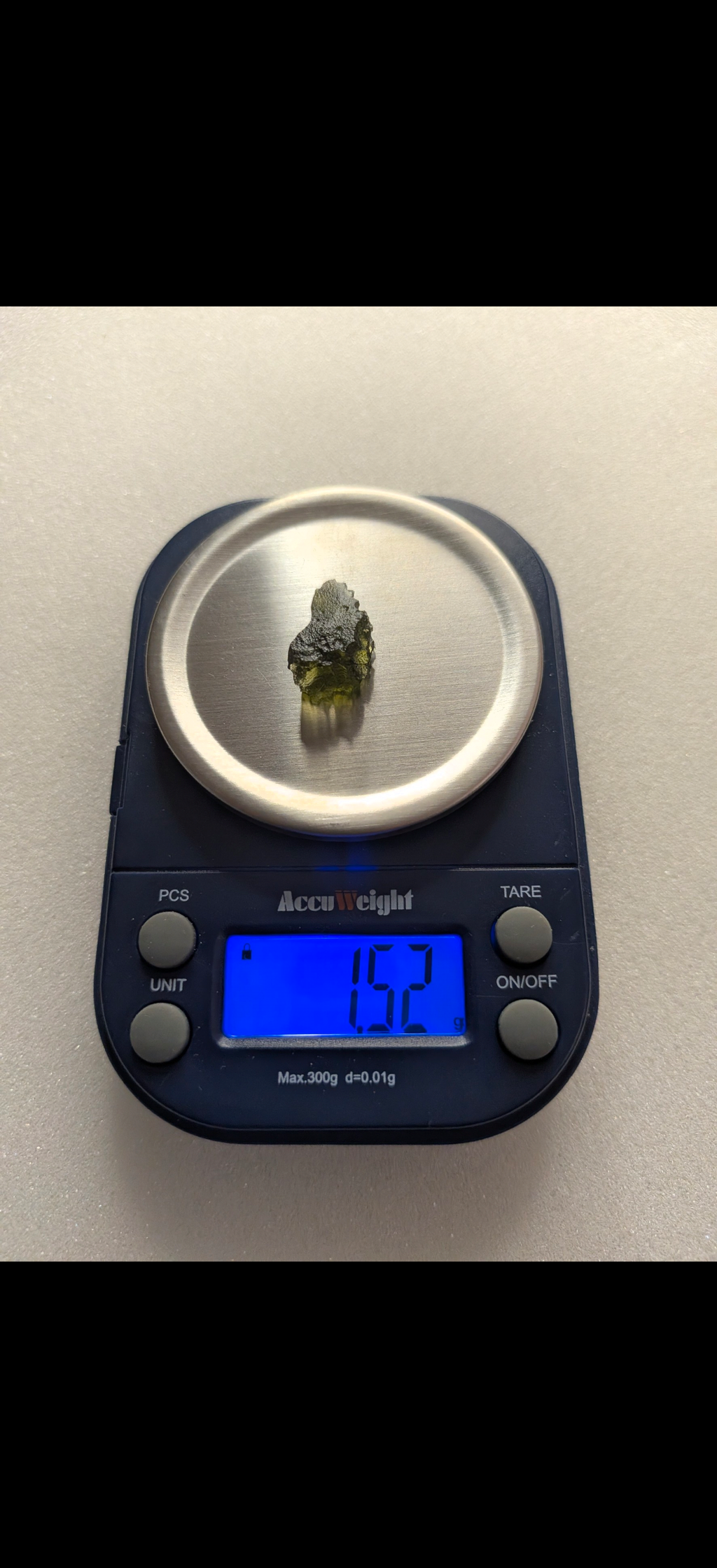 Small Moldavite From Nesmen #33 - 1.52g