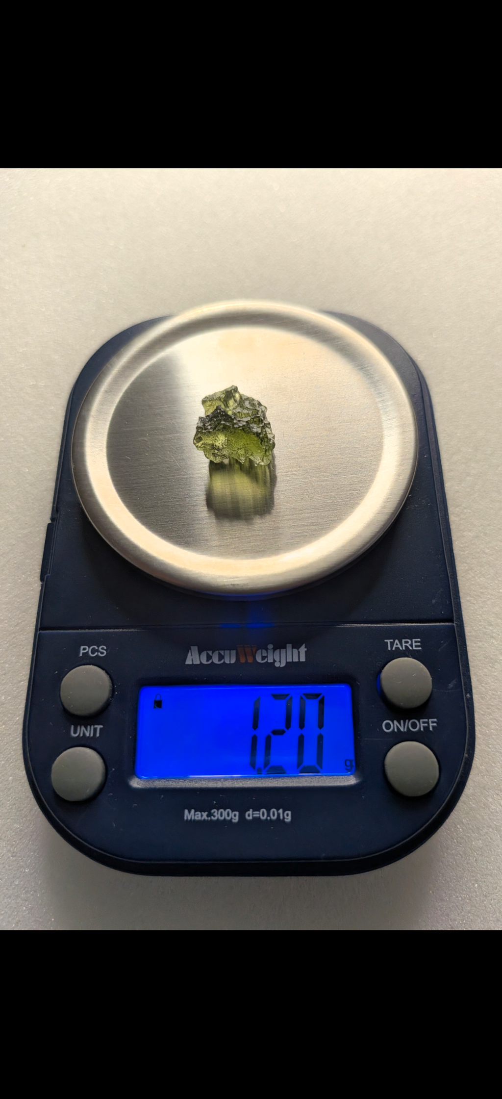 Small Moldavite From Locenice #36 - 1.2g