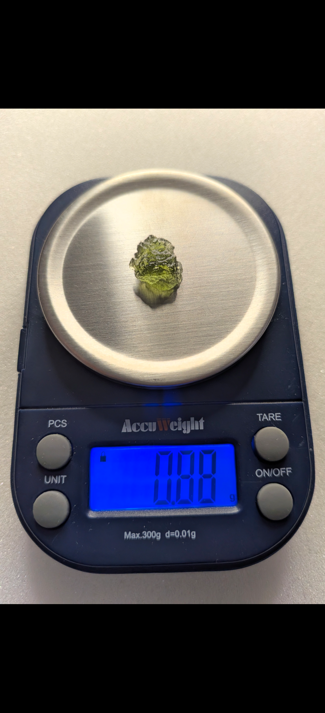 Small Moldavite From Locenice #39 - 0.88g