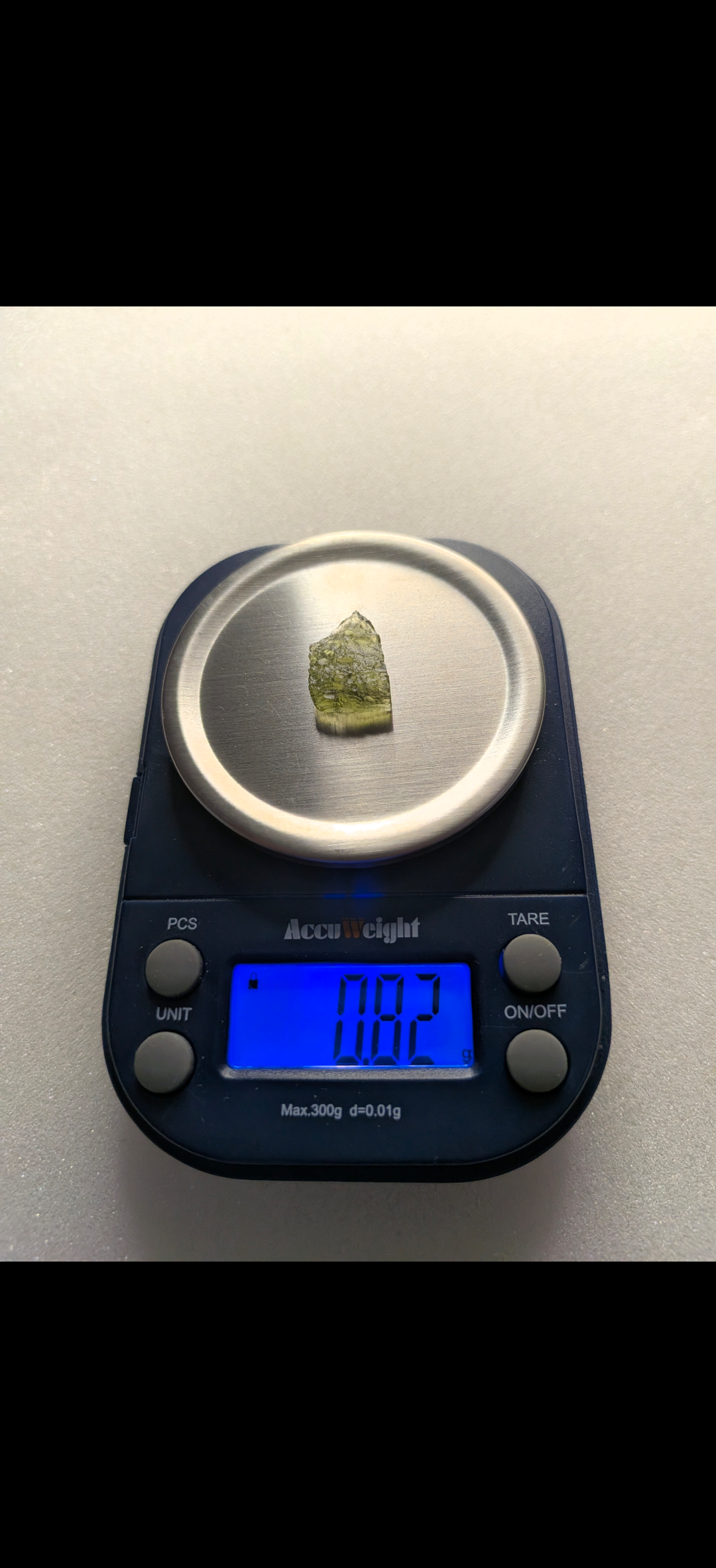 Small Moldavite From Locenice #40 - 0.82g