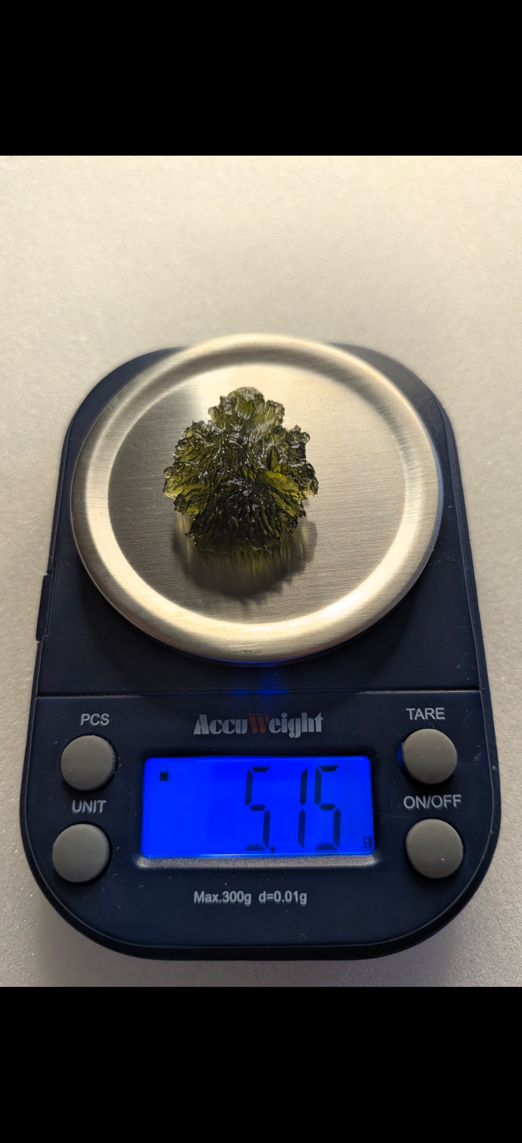 A+++ Grade Hedgehog Drop Shaped Moldavite From Nesmen Forest #3 - 5.15g