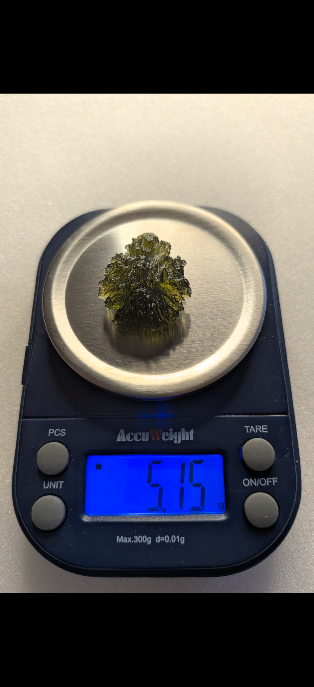 A+++ Grade Hedgehog Drop Shaped Moldavite From Nesmen Forest #3 - 5.15g