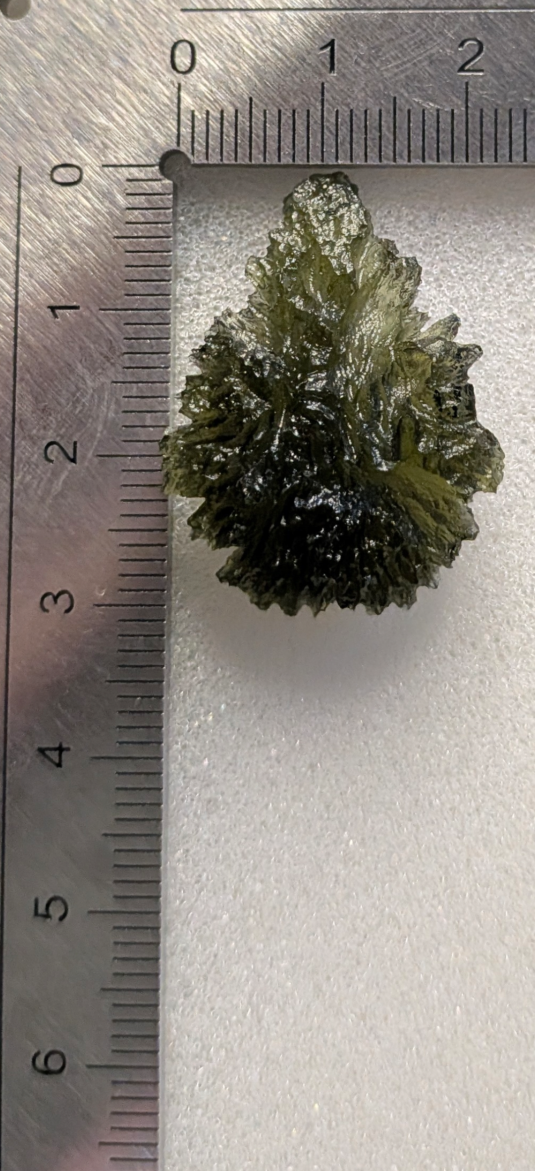 A+++ Grade Hedgehog Drop Shaped Moldavite From Nesmen Forest #3 - 5.15g