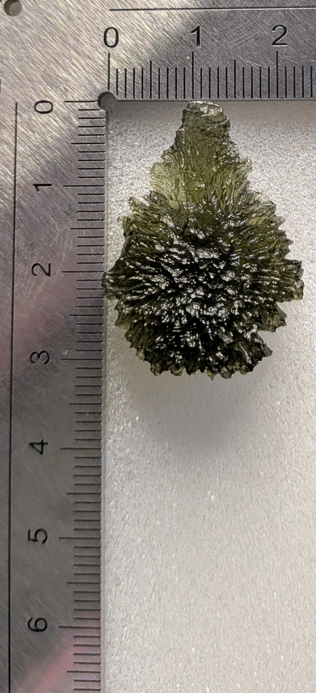A+++ Grade Hedgehog Drop Shaped Moldavite From Nesmen Forest #3 - 5.15g