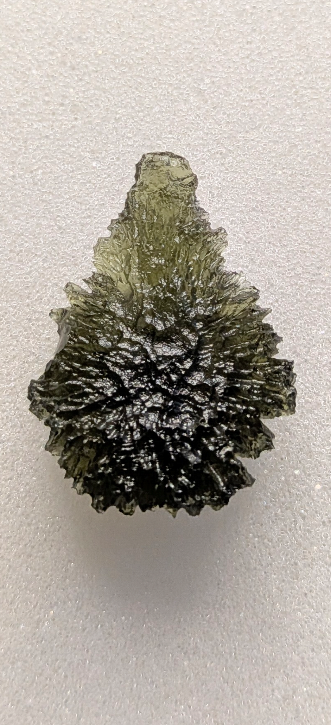 A+++ Grade Hedgehog Drop Shaped Moldavite From Nesmen Forest #3 - 5.15g