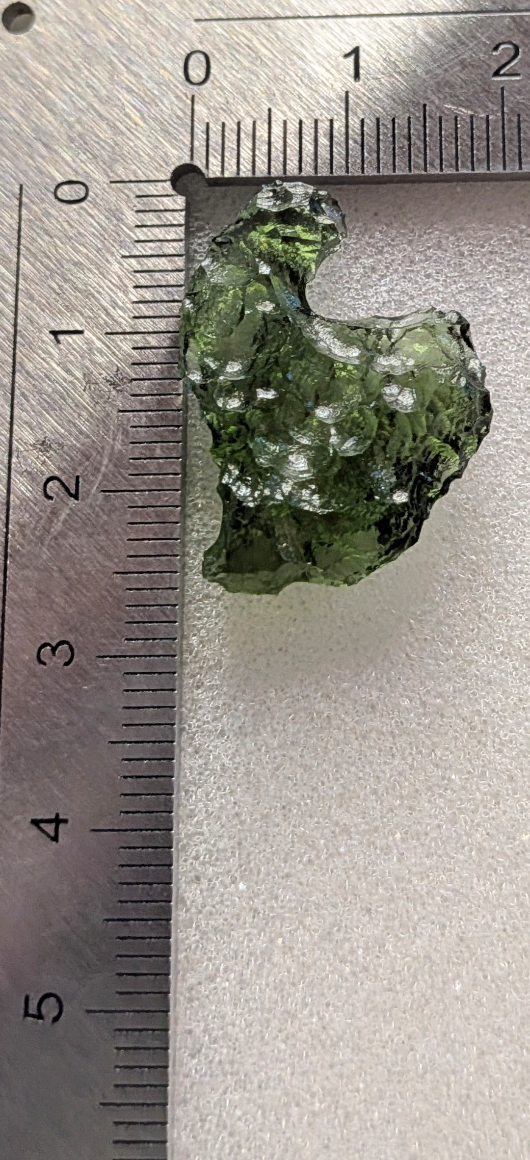 A+++ Grade Super-Translucent And Shiny Moldavite From Maly Chlum - Kraj #7 - 3.10g