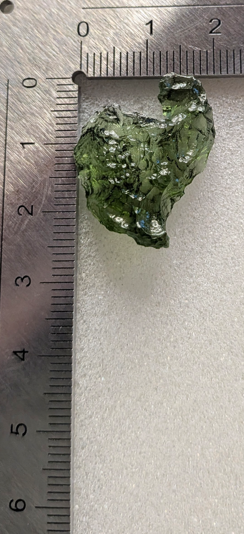 A+++ Grade Super-Translucent And Shiny Moldavite From Maly Chlum - Kraj #7 - 3.10g