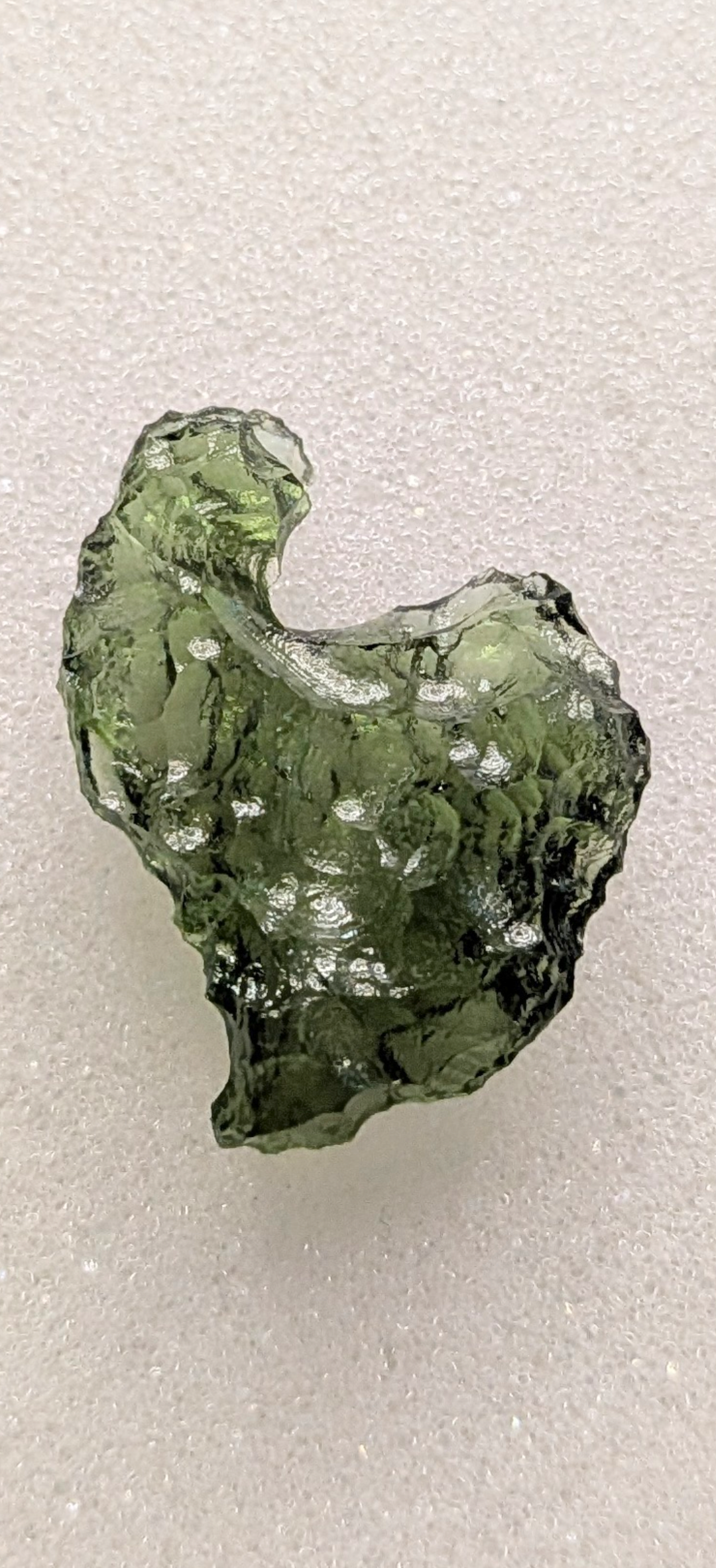 A+++ Grade Super-Translucent And Shiny Moldavite From Maly Chlum - Kraj #7 - 3.10g