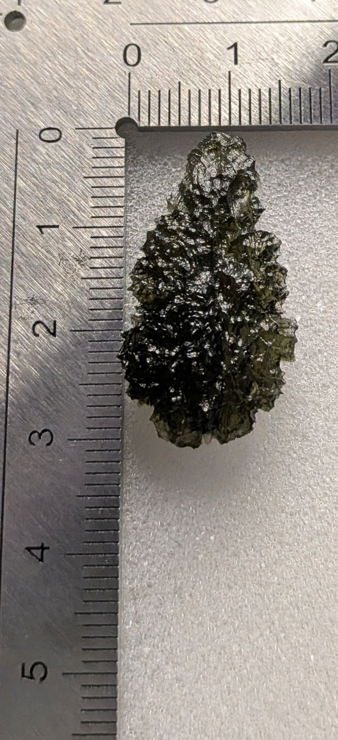 A+++ Grade Drop Shaped Moldavite From Nesmen Forest #15 - 3.78g