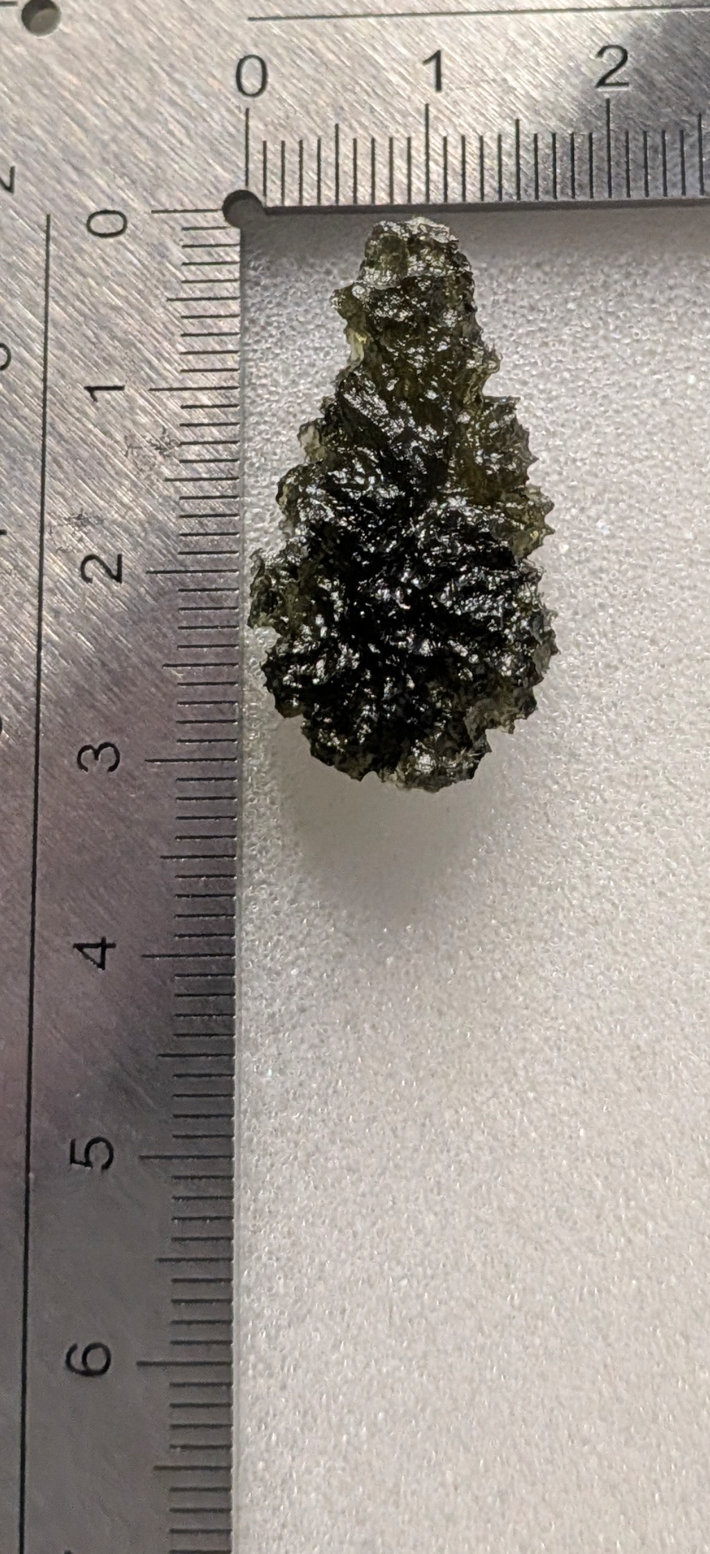 A+++ Grade Drop Shaped Moldavite From Nesmen Forest #15 - 3.78g