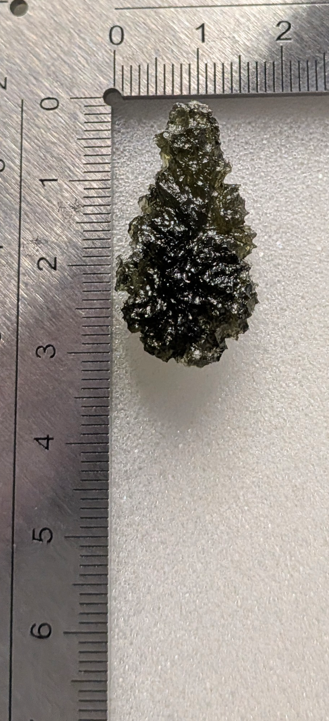 A+++ Grade Drop Shaped Moldavite From Nesmen Forest #15 - 3.78g