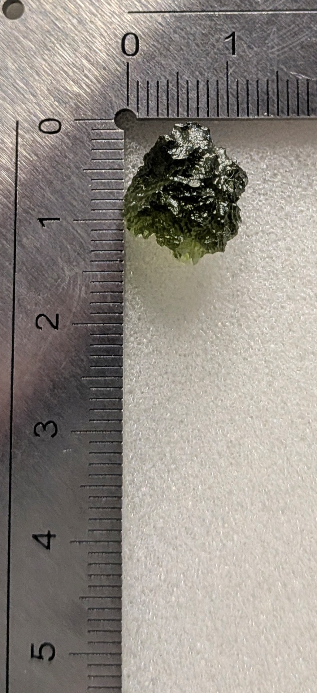 A+++ Grade Small Ball Shaped Moldavite From Besednice #18 - 1.26g
