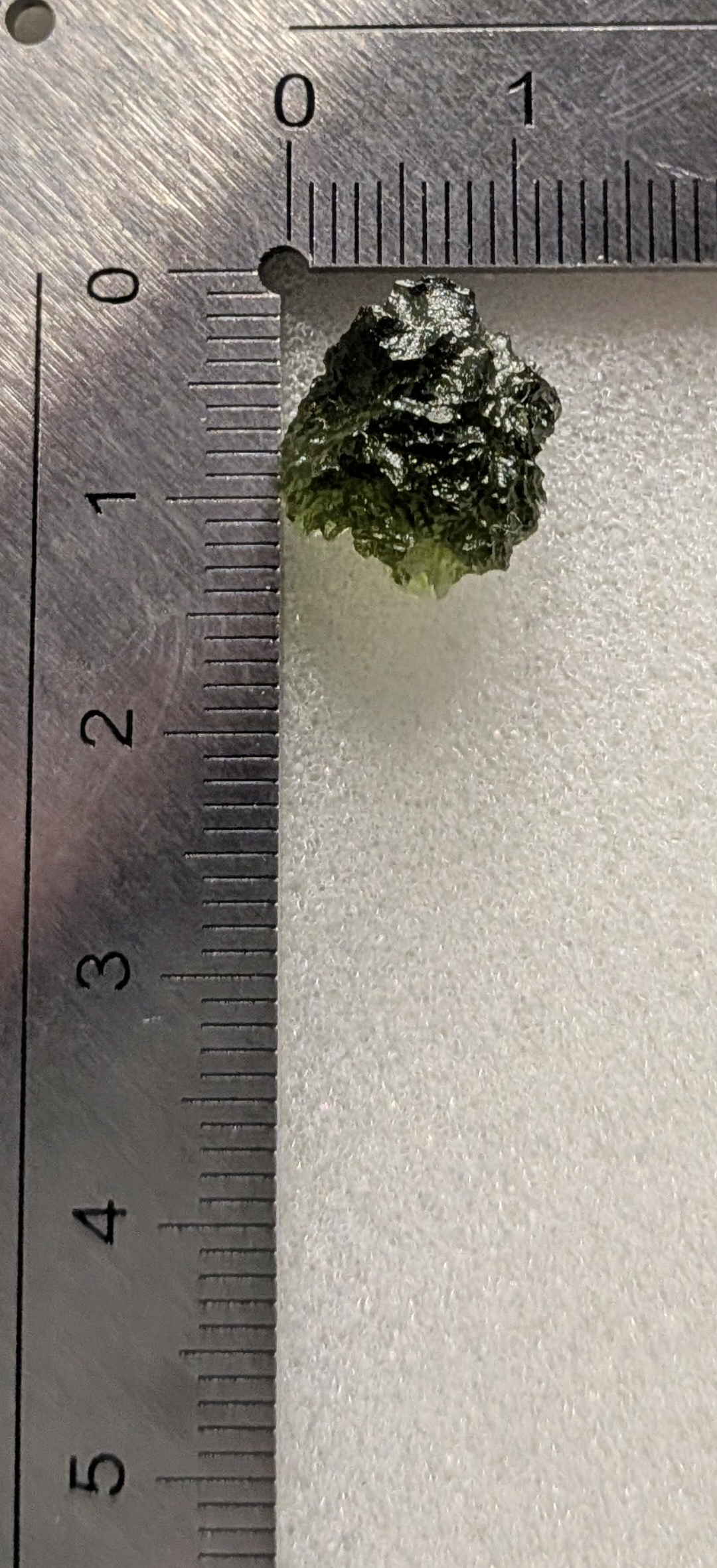 A+++ Grade Small Ball Shaped Moldavite From Besednice #18 - 1.26g