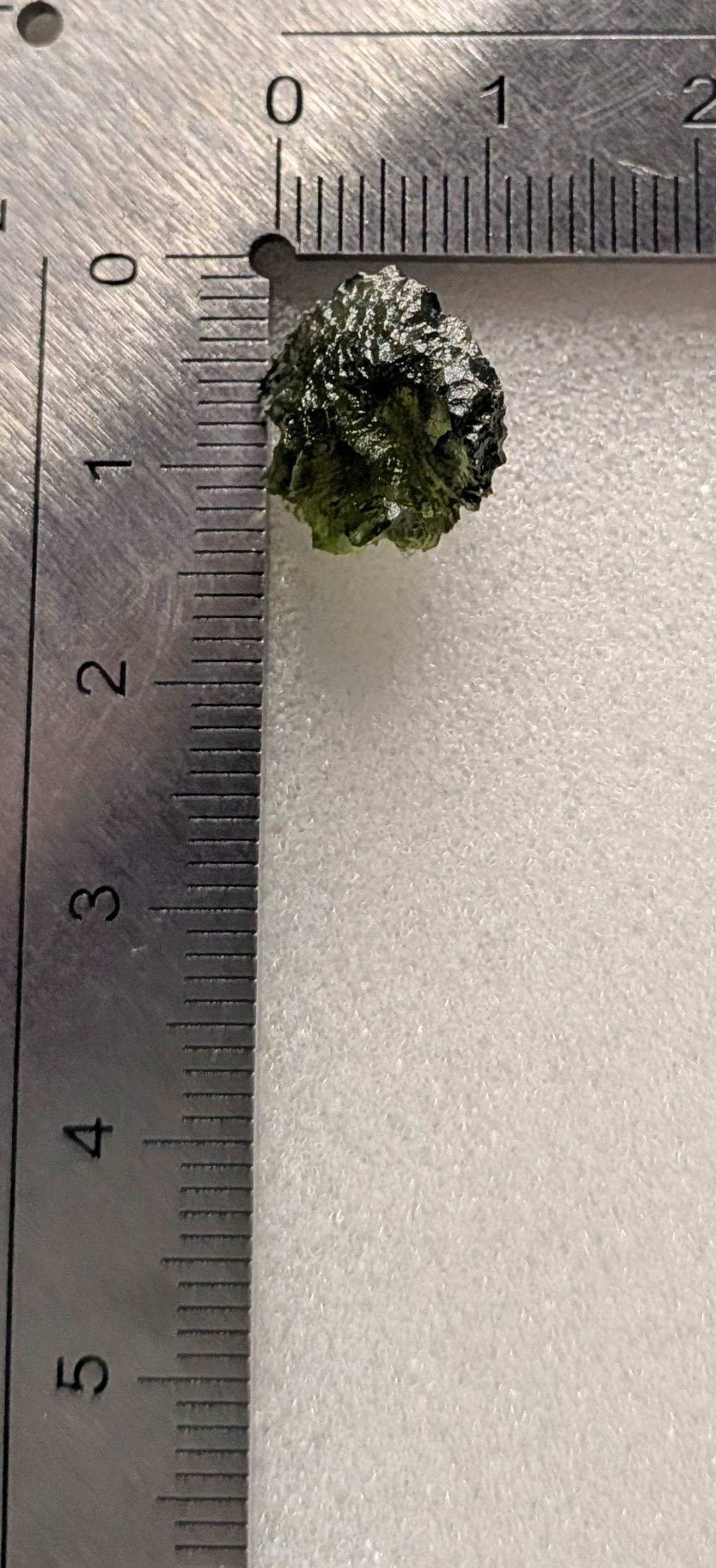 A+++ Grade Small Ball Shaped Moldavite From Besednice #18 - 1.26g