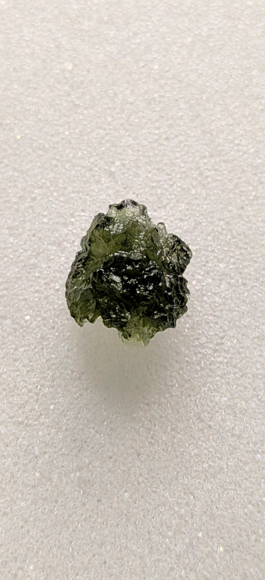 A+++ Grade Small Ball Shaped Moldavite From Besednice #18 - 1.26g