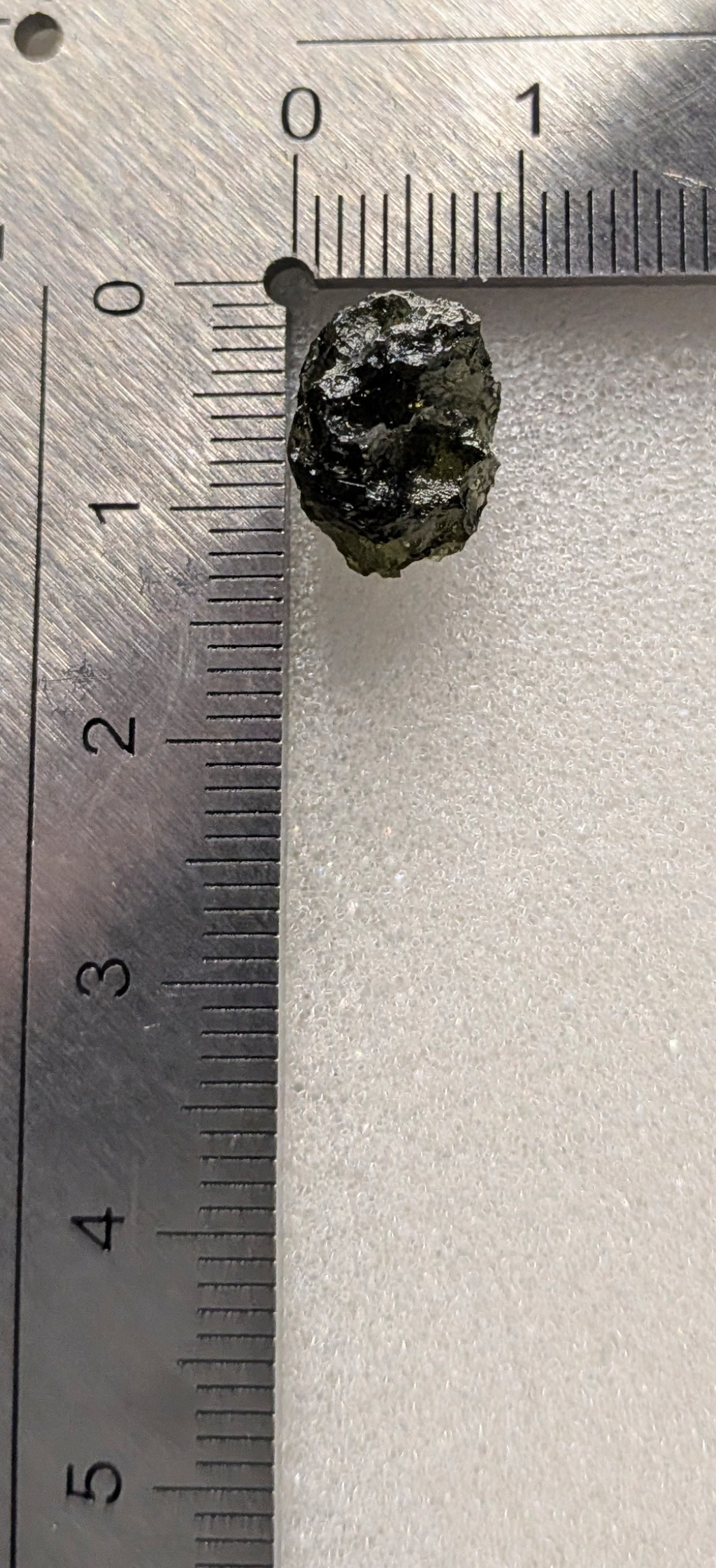 A++ Grade Small Ball Shaped Moldavite From Chlum #19 - 0.88g