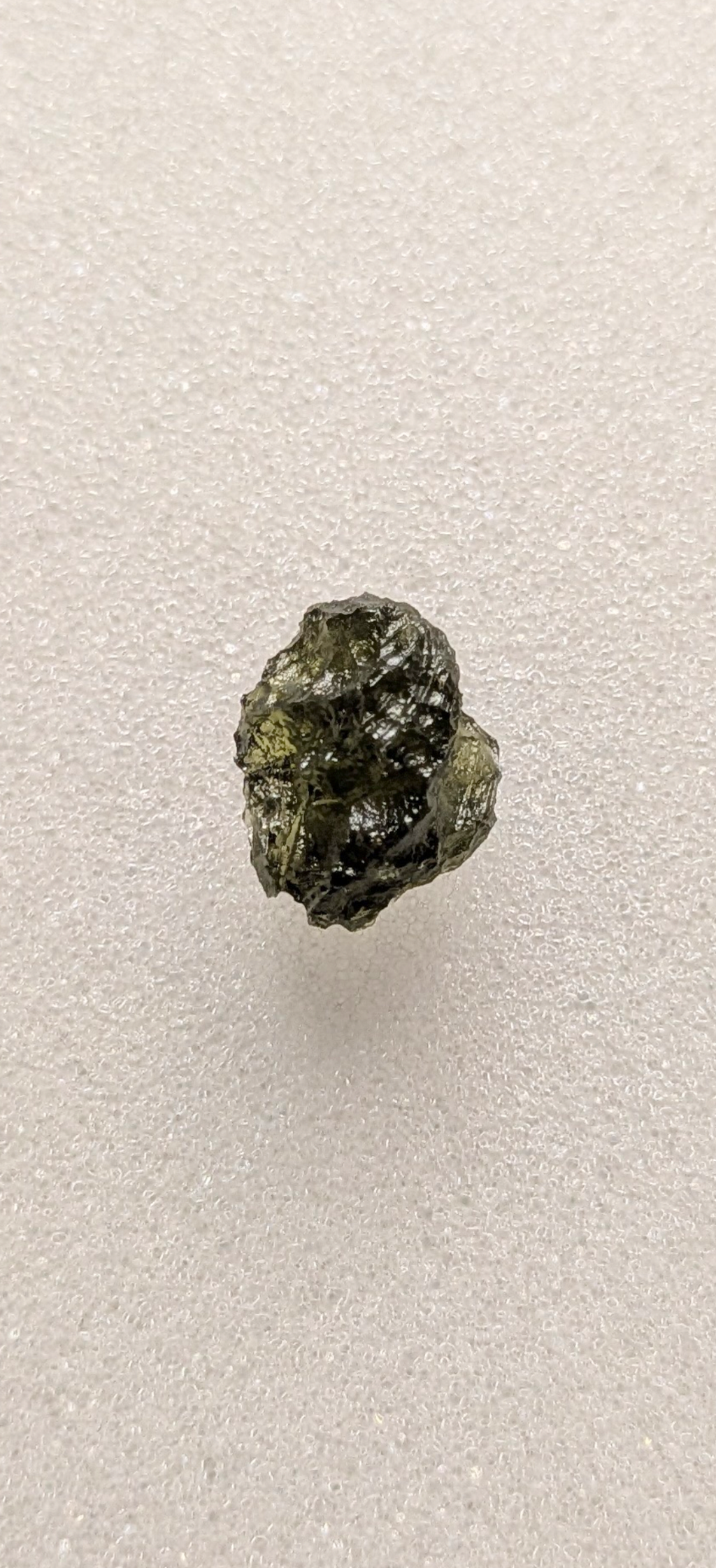 A++ Grade Small Ball Shaped Moldavite From Chlum #19 - 0.88g
