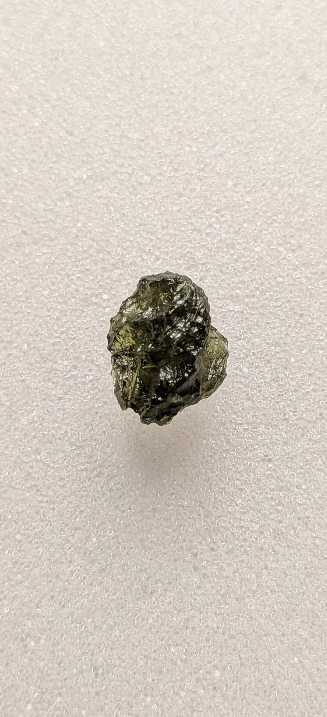 A++ Grade Small Ball Shaped Moldavite From Chlum #19 - 0.88g