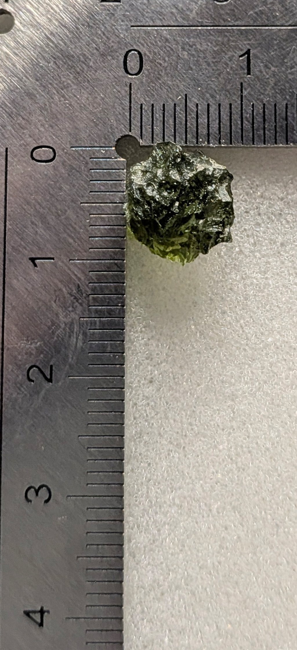 A++ Grade Small Ball Shaped Moldavite From Maly Chlum #21 - 0.79g (Copy)