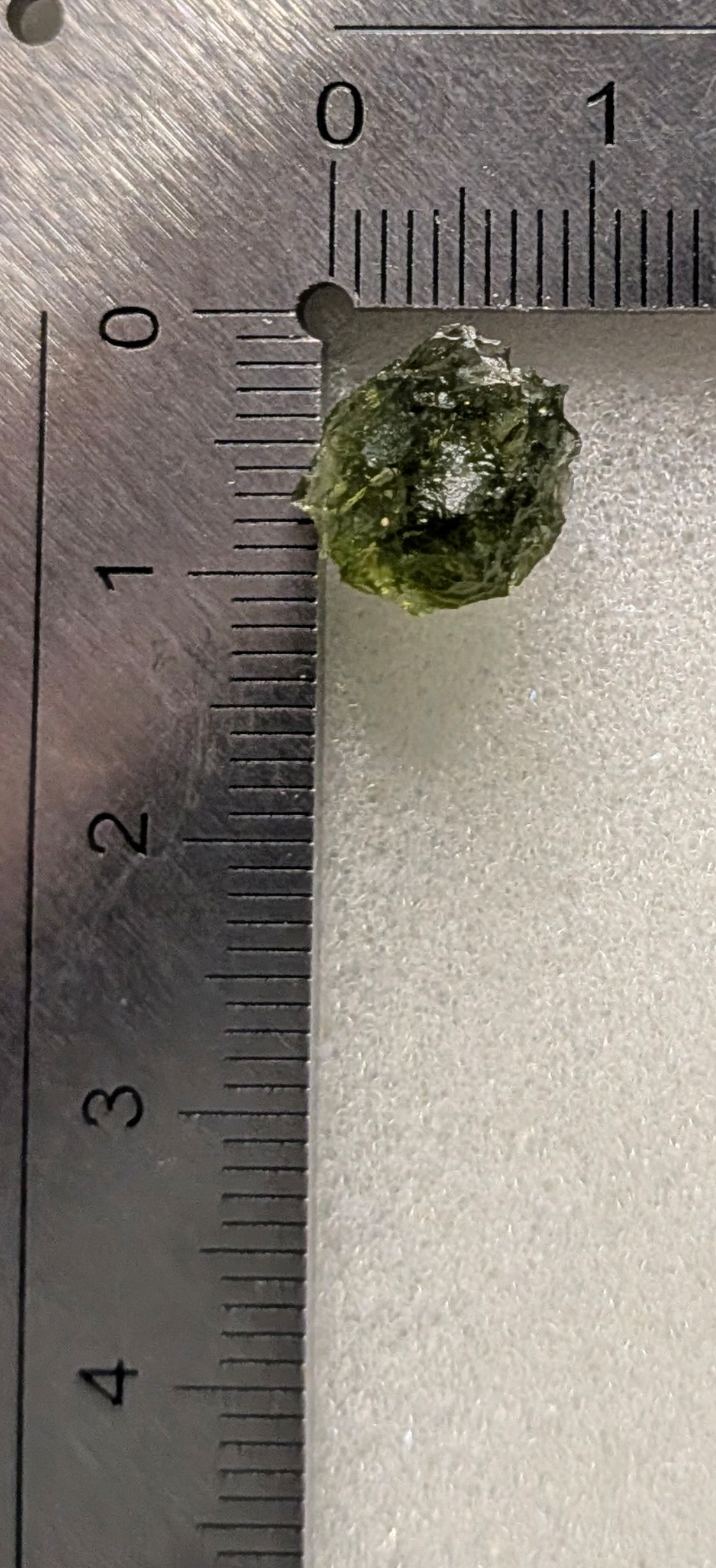 A++ Grade Small Ball Shaped Moldavite From Maly Chlum #21 - 0.79g (Copy)