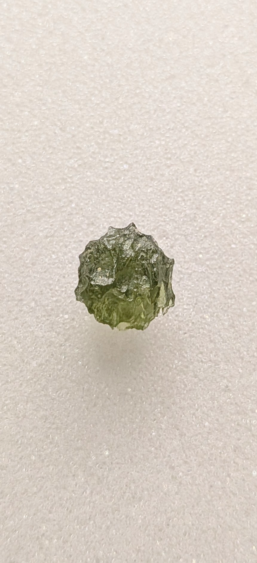 A++ Grade Small Ball Shaped Moldavite From Maly Chlum #21 - 0.79g (Copy)
