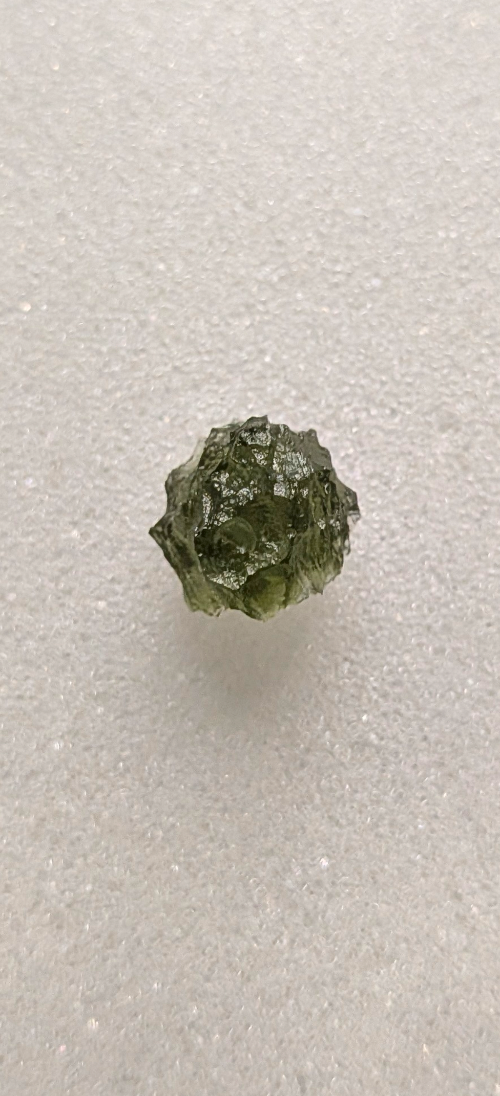 A++ Grade Small Ball Shaped Moldavite From Maly Chlum #21 - 0.79g (Copy)