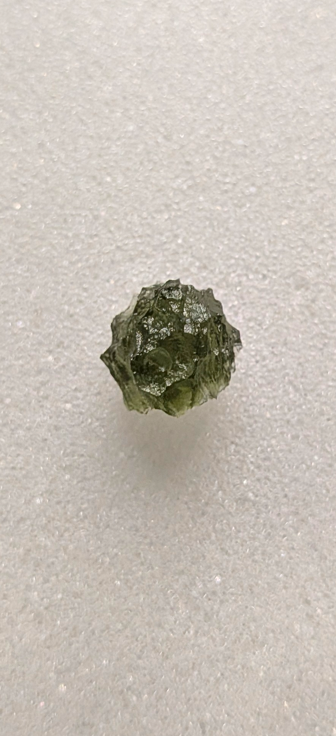 A++ Grade Small Ball Shaped Moldavite From Maly Chlum #21 - 0.79g (Copy)