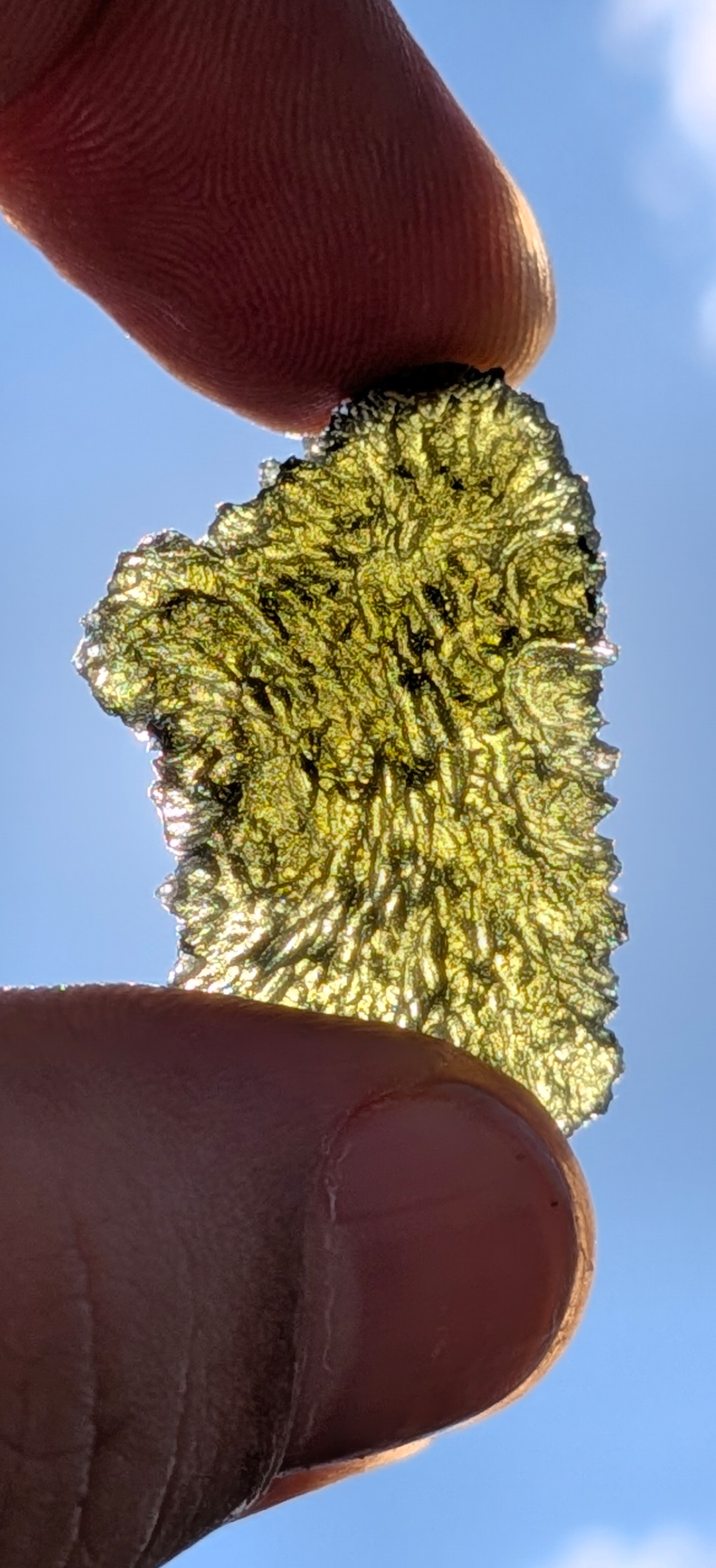 A++ Grade Moldavite From Nesmen Forest #5 - 5.74g
