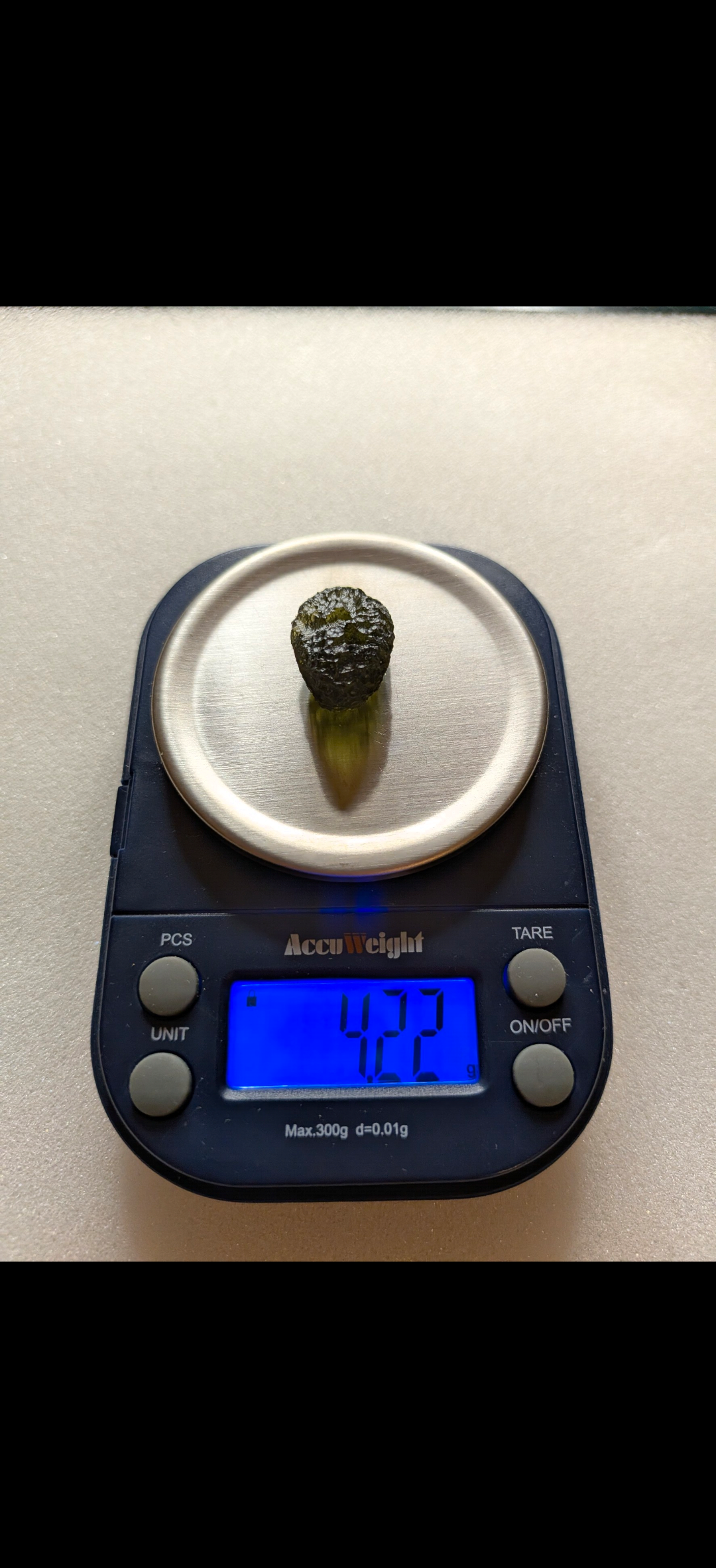 A+++ Grade Egg-Shaped Moldavite From Chlum #21 - 4.22g