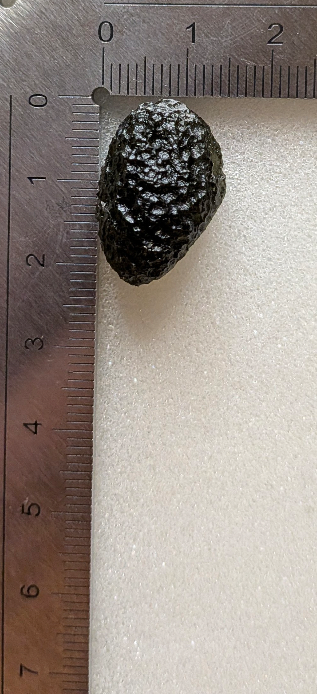 A+++ Grade Egg-Shaped Moldavite From Chlum #21 - 4.22g