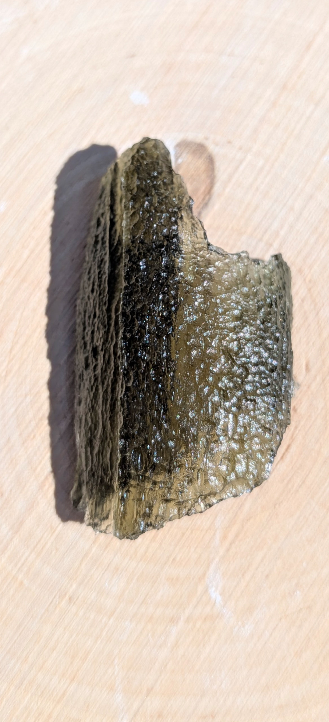 A+++ Grade Moldavite From Nesmen Forest #2 - 9.84g