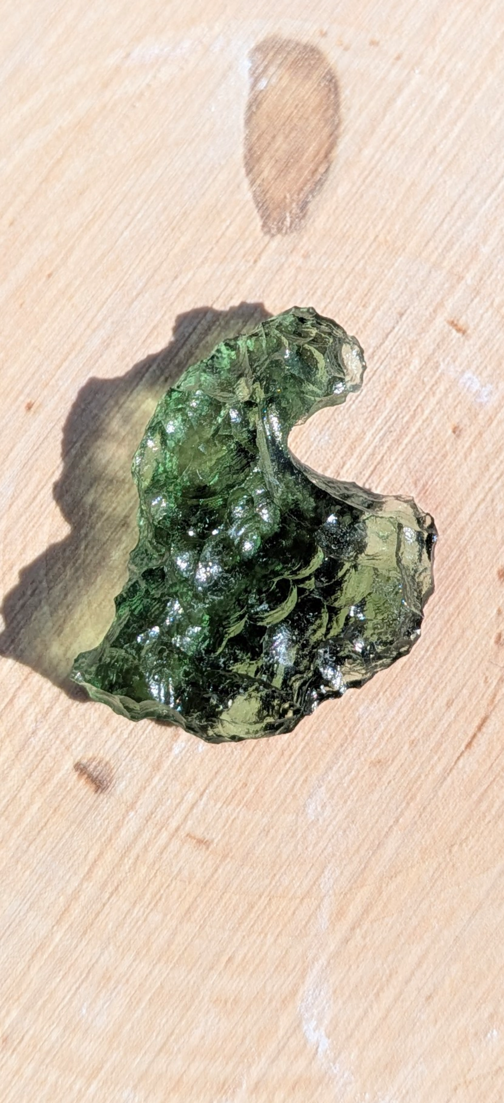 A+++ Grade Super-Translucent And Shiny Moldavite From Maly Chlum - Kraj #7 - 3.10g