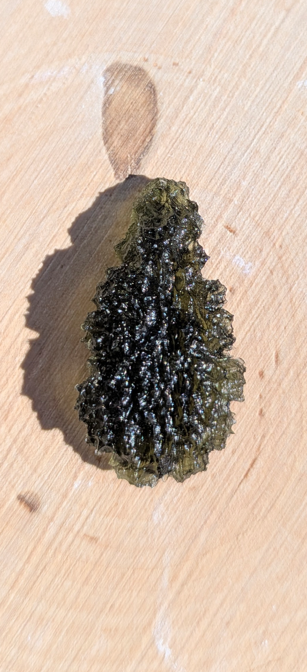 A+++ Grade Drop Shaped Moldavite From Nesmen Forest #15 - 3.78g