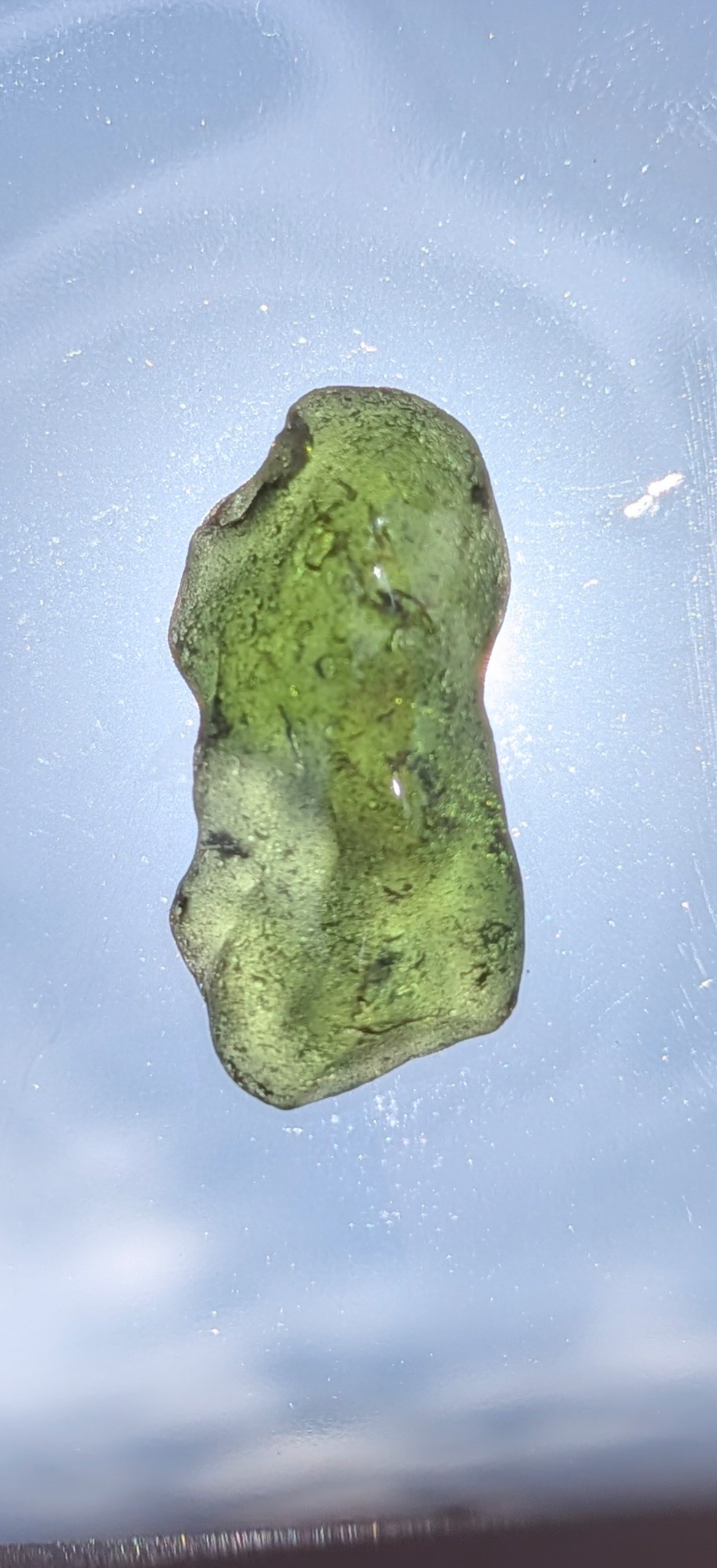 Small Moldavite From South Bohemia  Fields #30 - 2.78g