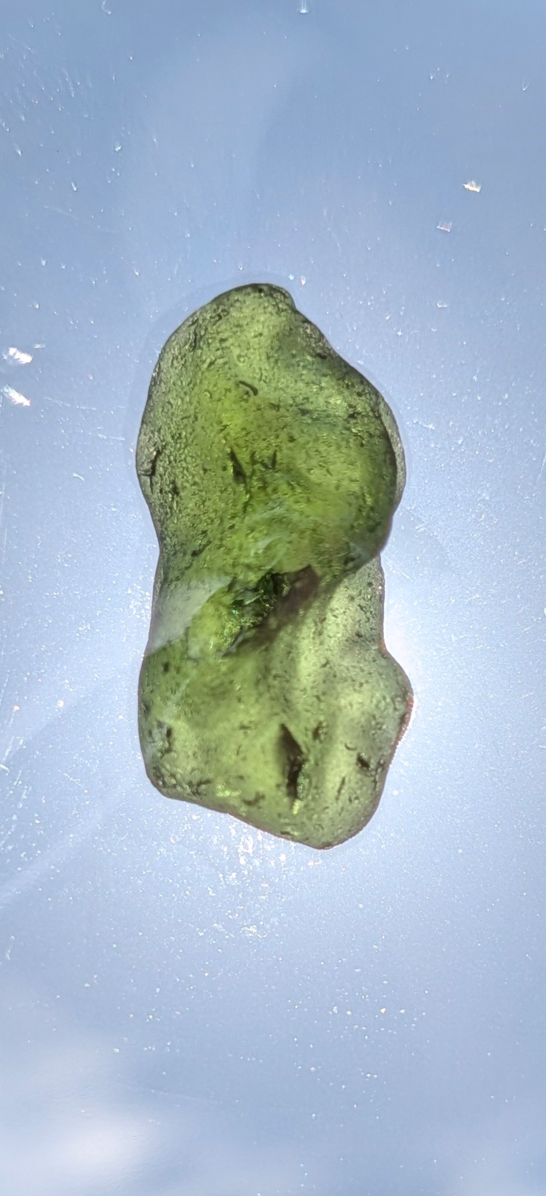 Small Moldavite From South Bohemia  Fields #30 - 2.78g