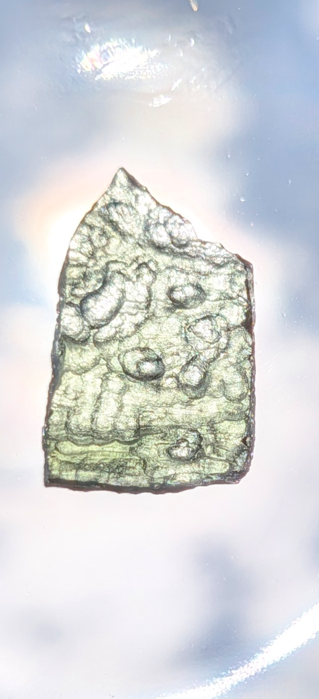 Small Moldavite From Locenice #40 - 0.82g