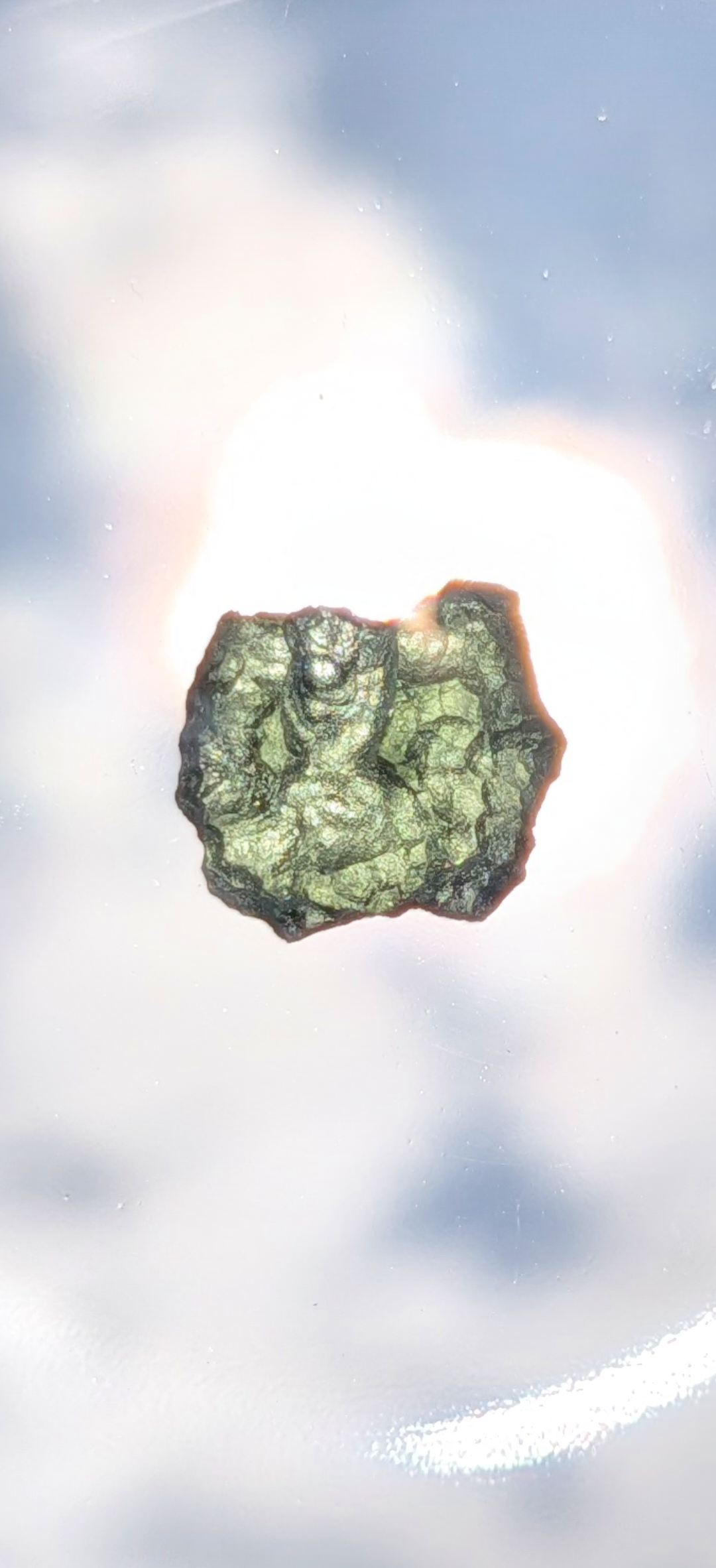 Small Moldavite From Locenice #41 - 0.63g
