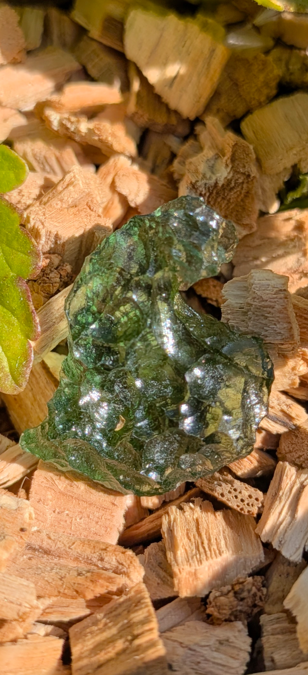 A+++ Grade Super-Translucent And Shiny Moldavite From Maly Chlum - Kraj #7 - 3.10g