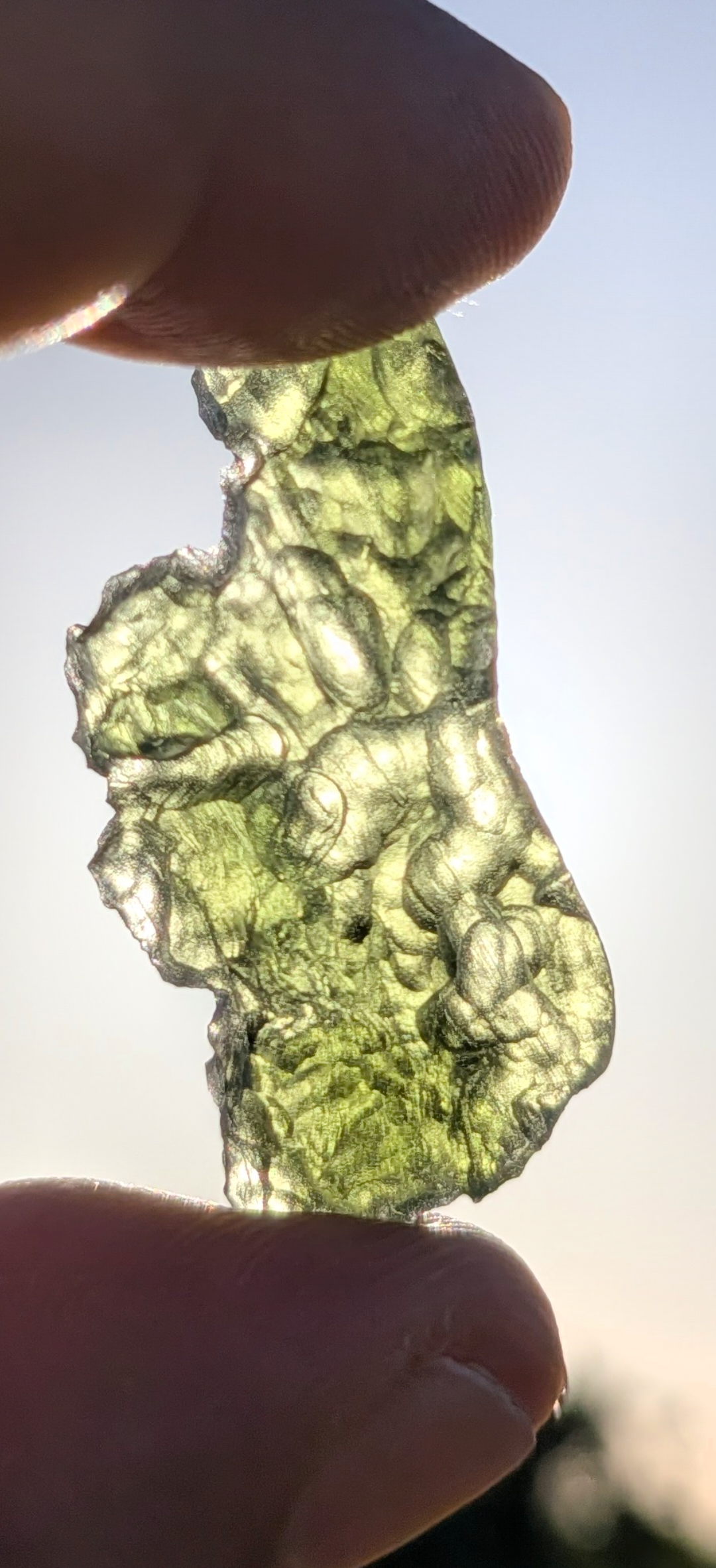 A+++ Grade Moldavite From Besednice - Stoh #25 - 6.03g