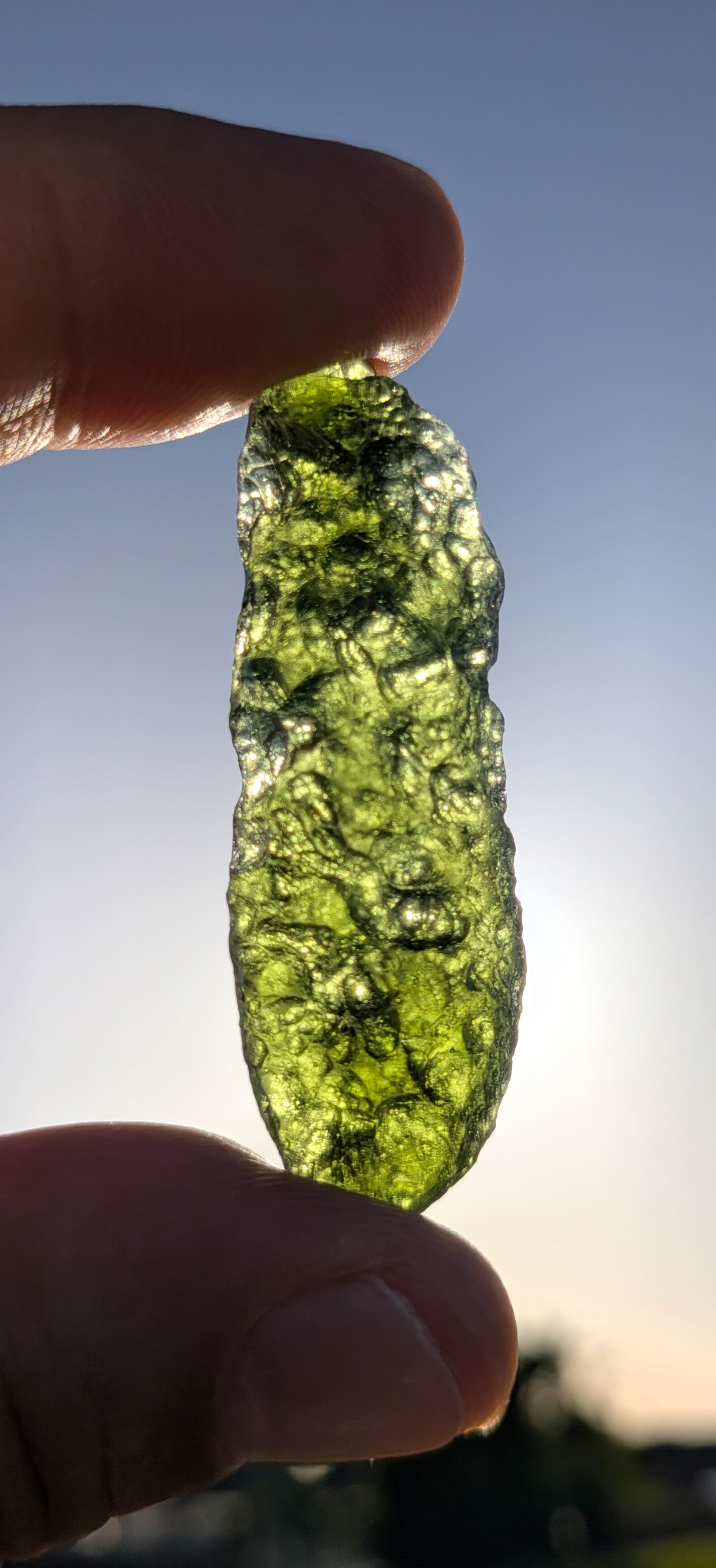 A+++ Grade Angel Chime Moldavite From Chlum #30 - 8.36g