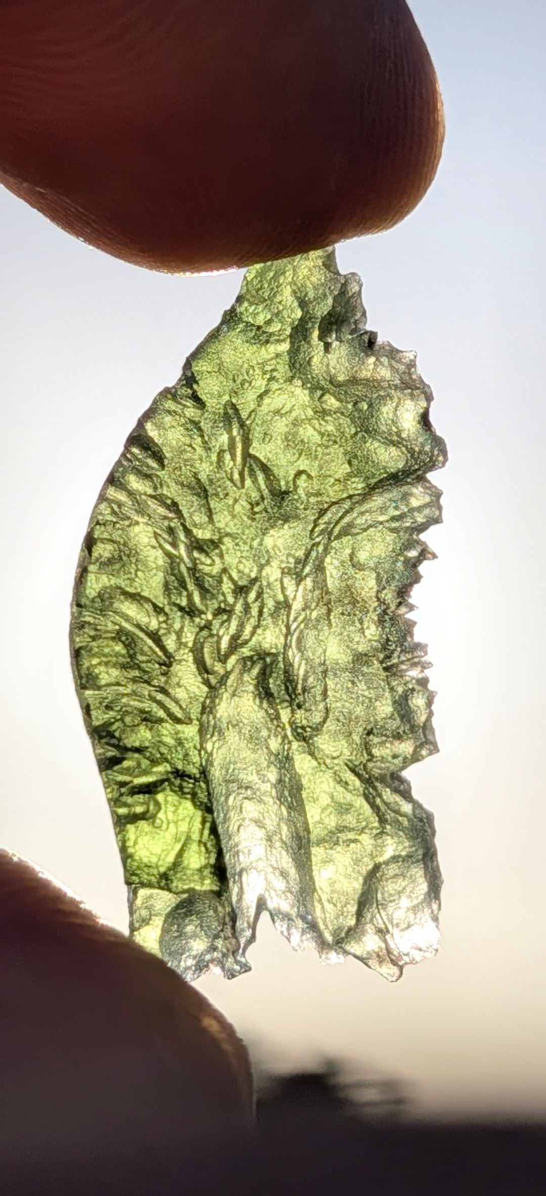 A++ Grade Moldavite From Marouskovo Pole #35 - 3.47g