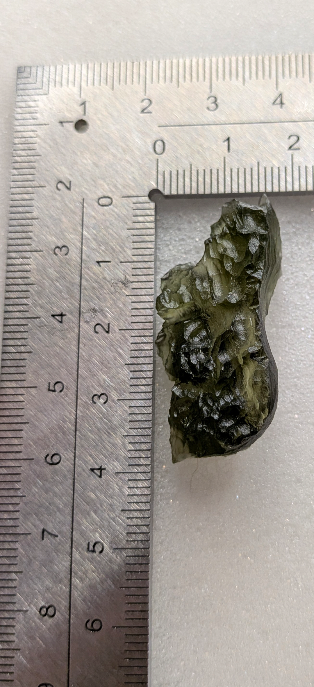 A+++ Grade Moldavite From Besednice - Stoh #25 - 6.03g