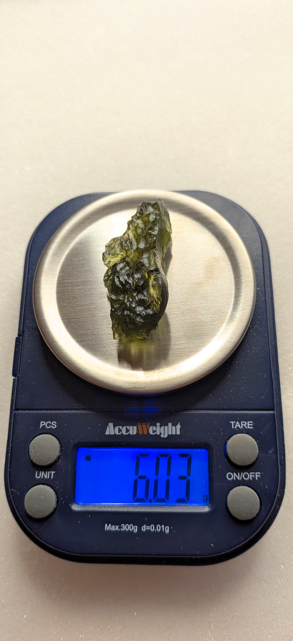 A+++ Grade Moldavite From Besednice - Stoh #25 - 6.03g