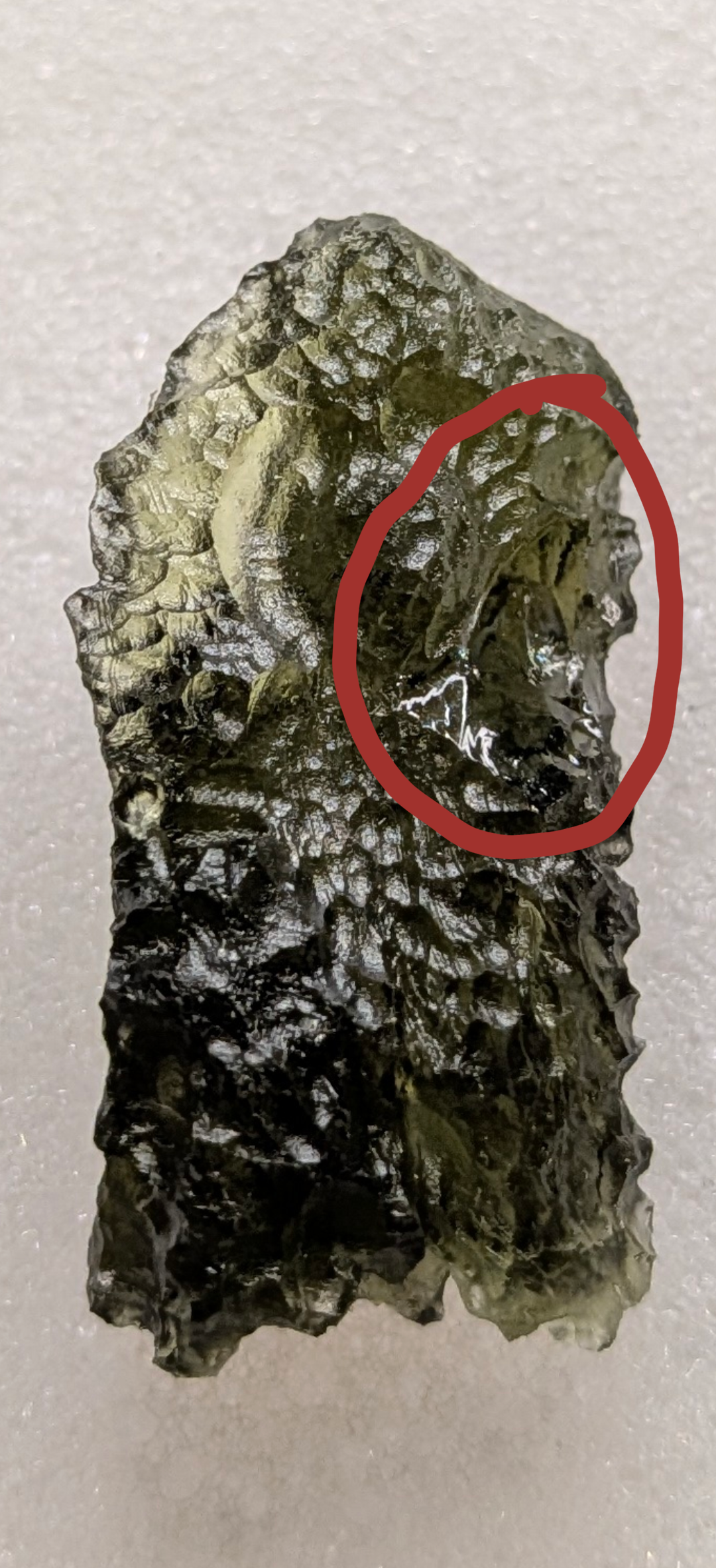 Moldavite From Nesmen #32 - 6.06g - Small Damage