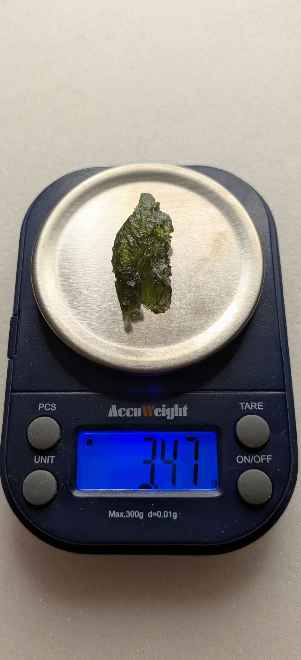 A++ Grade Moldavite From Marouskovo Pole #35 - 3.47g