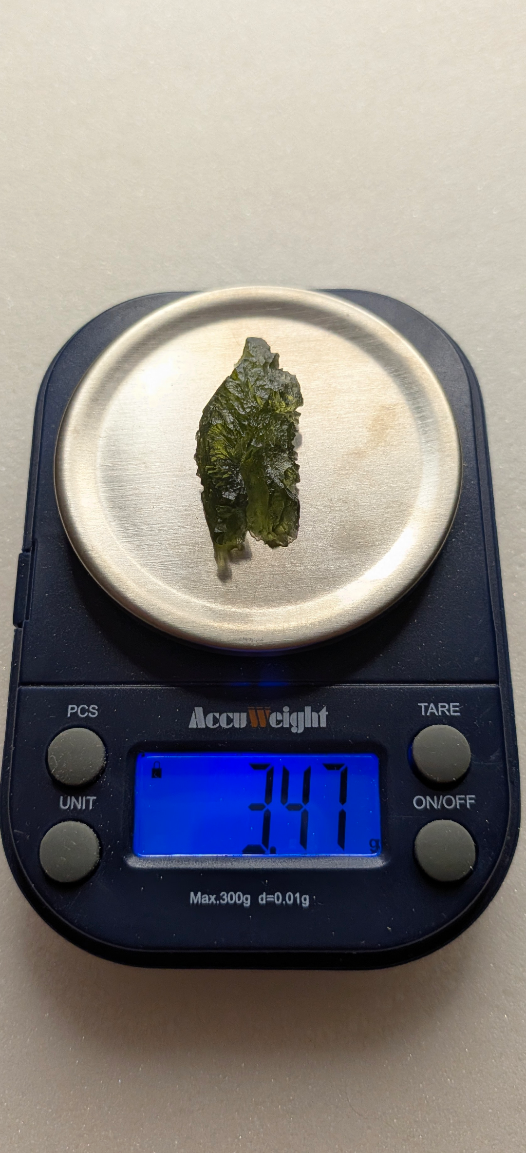 A++ Grade Moldavite From Marouskovo Pole #35 - 3.47g